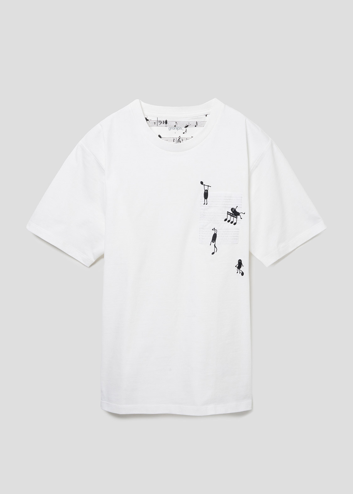 ビューティフルシャドープレイングミュージックスコア|Tシャツ