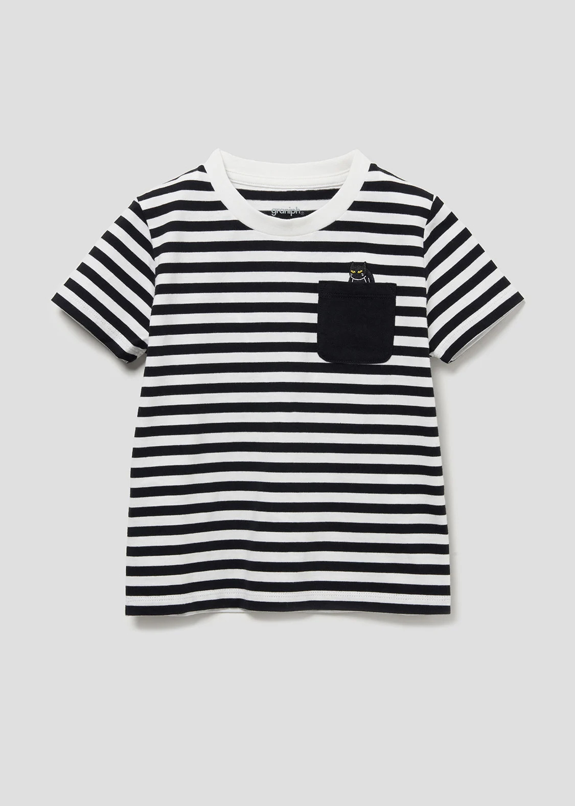 ネコカブリビューティフルシャドー|キッズTシャツ