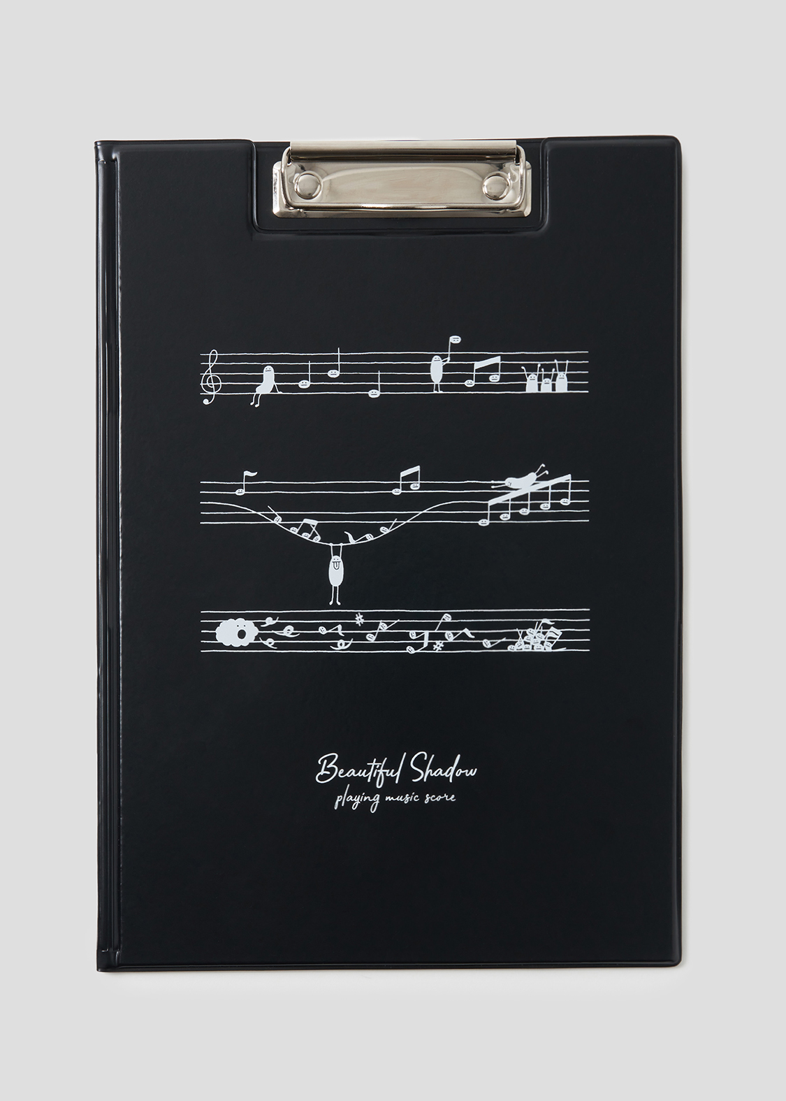 ビューティフルシャドープレイングミュージックスコア|クリップボード