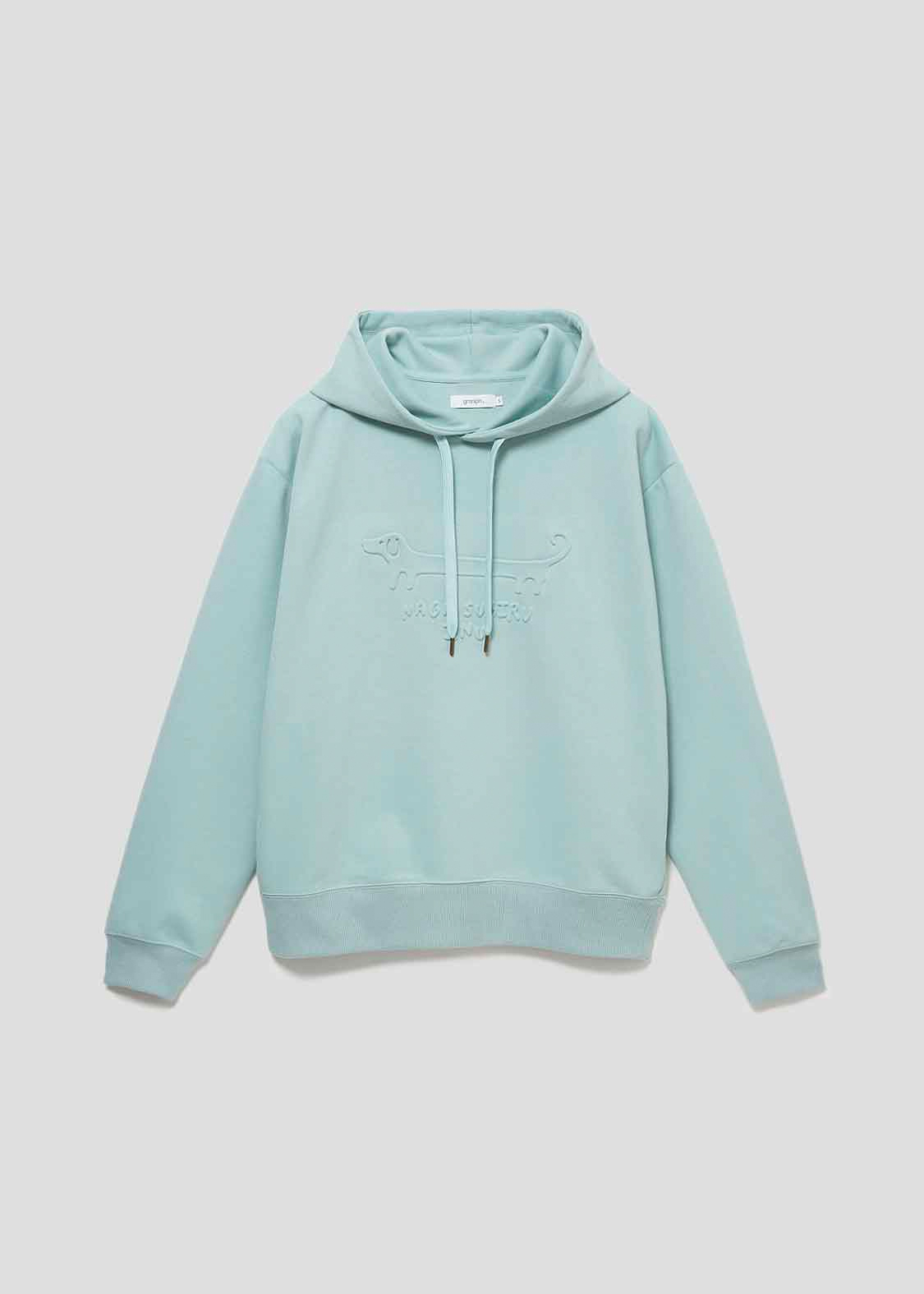 ナガスギルイヌ｜ビッグシルエットポンチパーカー