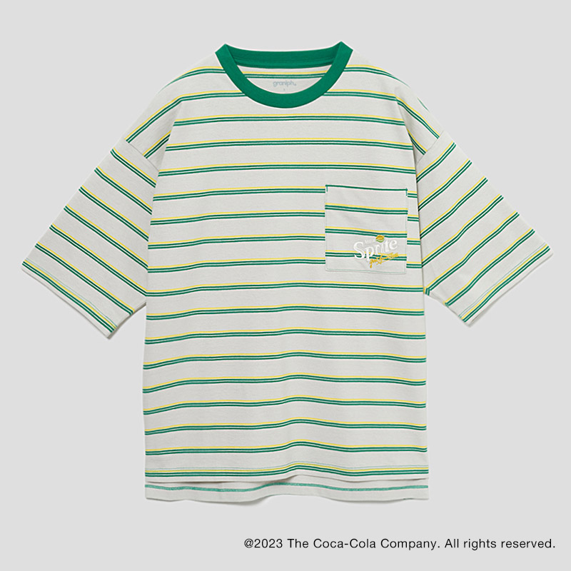 スプライト ボーダー｜ビッグシルエットTシャツ