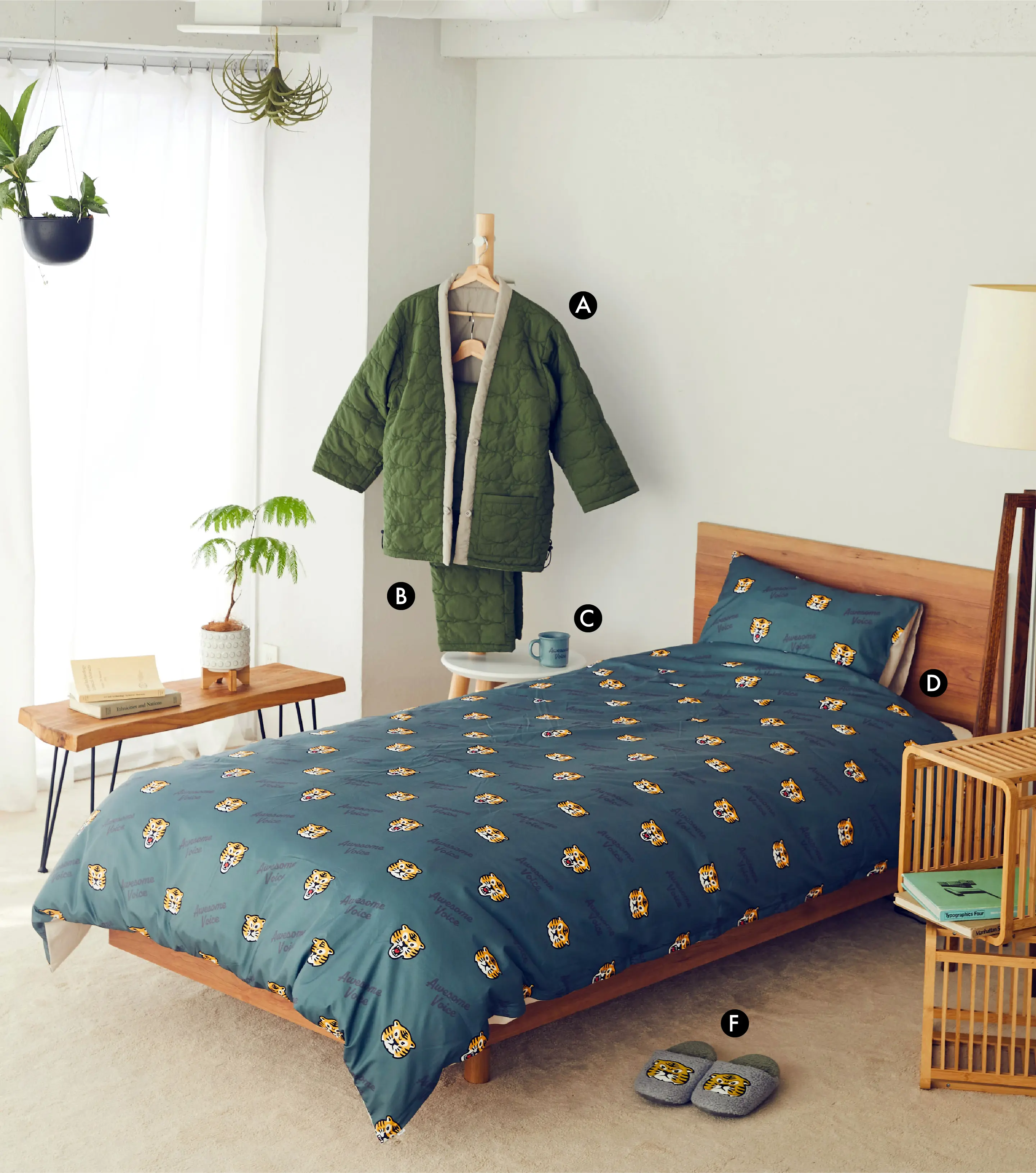 部屋全体の写真