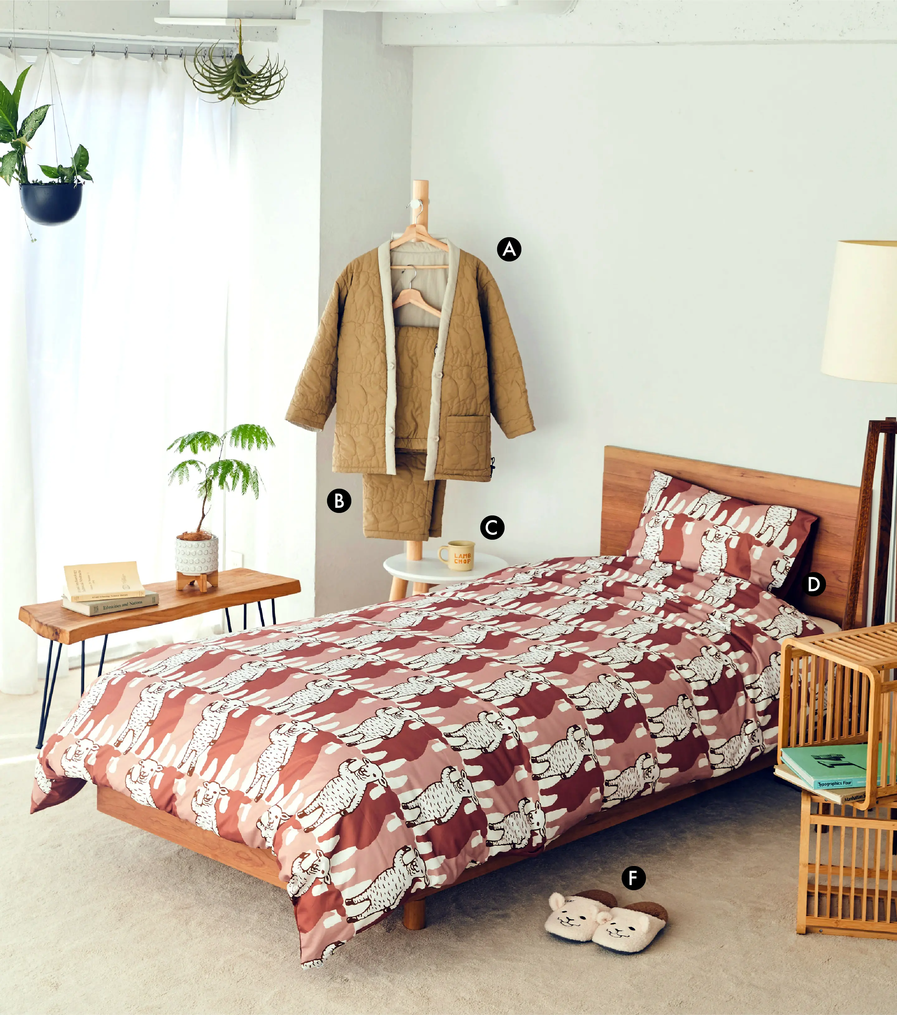 部屋全体の写真