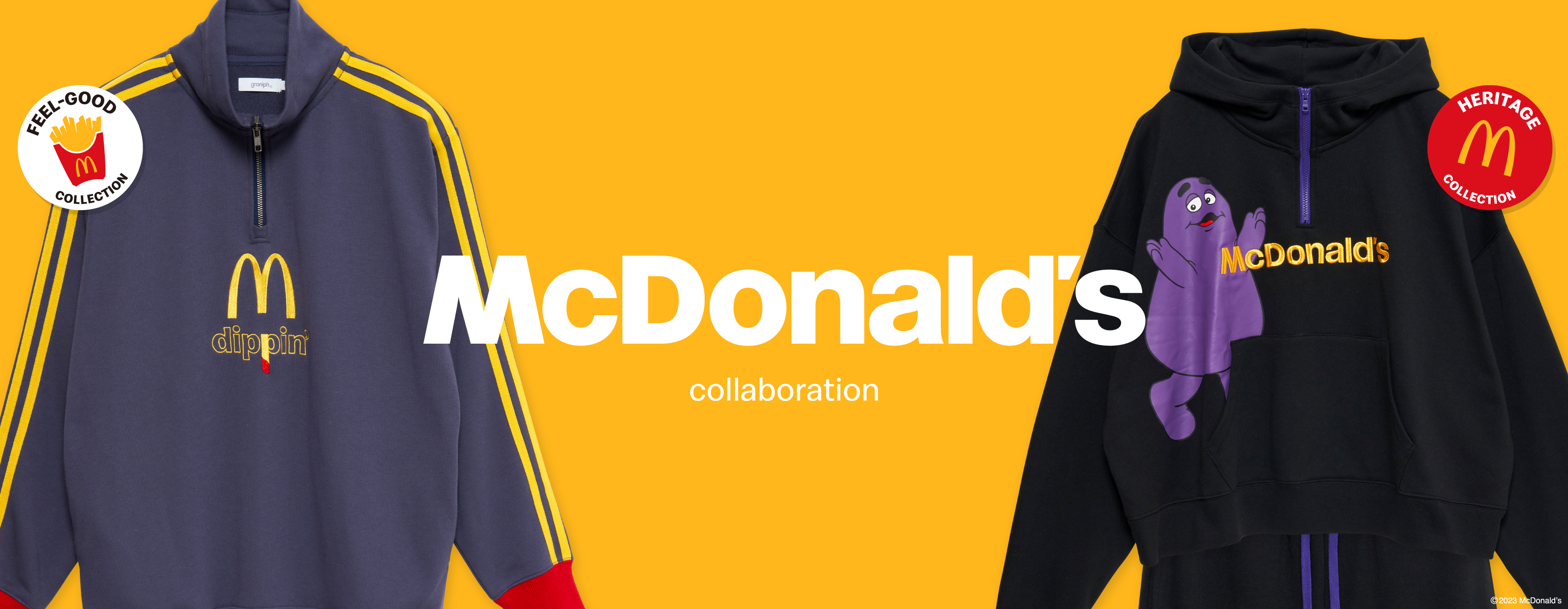McDonald's collaboration｜グラニフ公式オンラインストア
