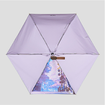 桜の花の落ちるスピード(秒速5センチメートル)｜晴雨兼用 折りたたみ傘 47cm