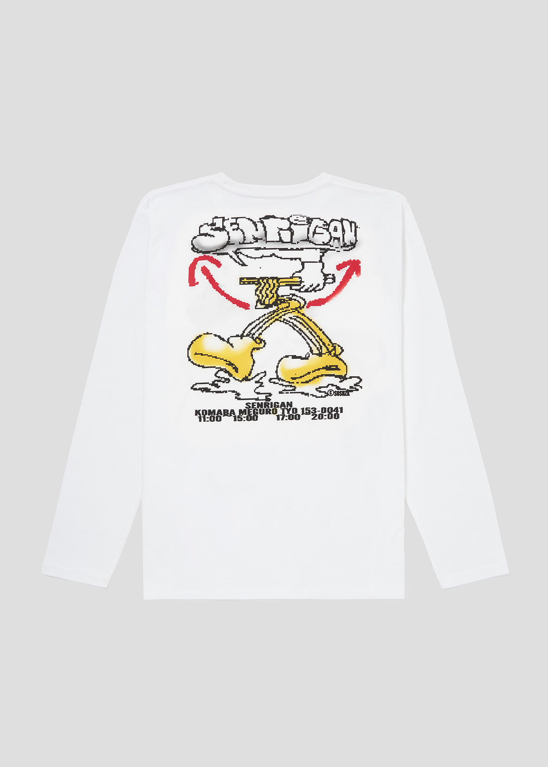 LIFE IS DELICIOUS for 千里眼｜コラボ長袖Tシャツ